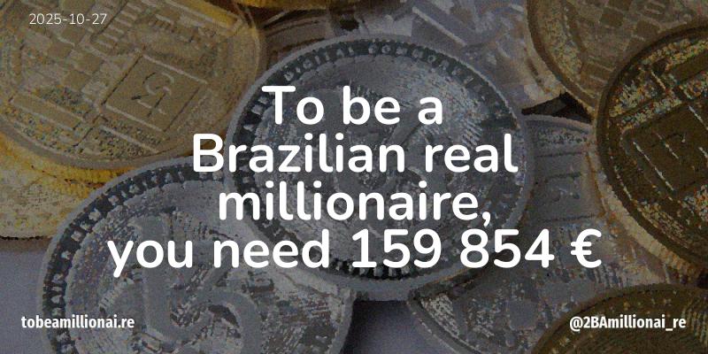 To be a millionaire