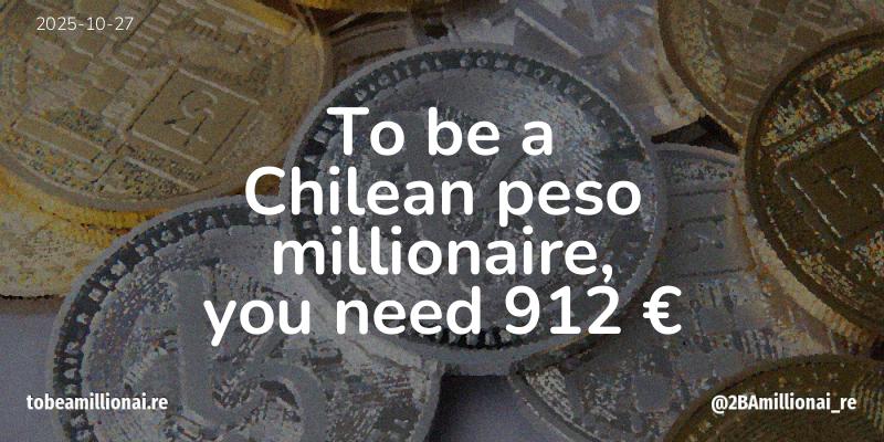 To be a millionaire