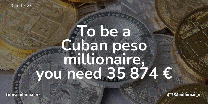 To be a millionaire