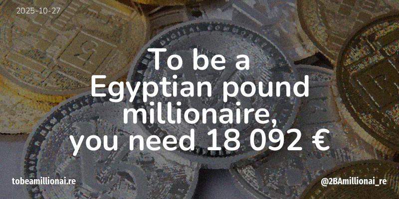 To be a millionaire