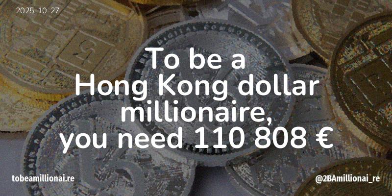 To be a millionaire