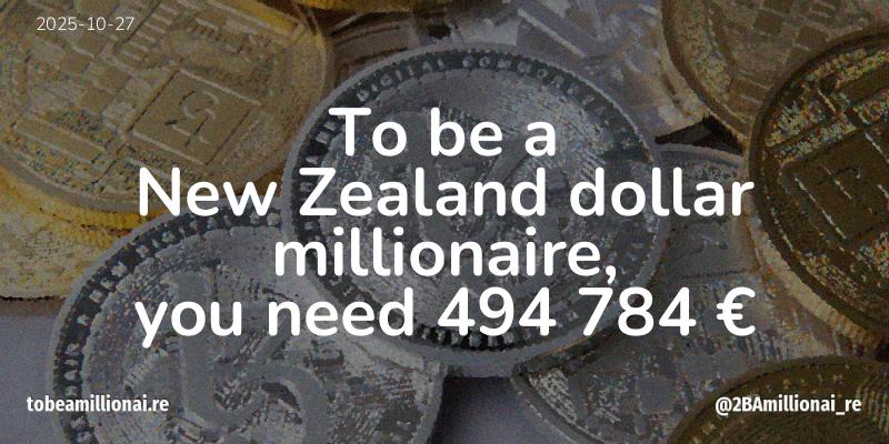 To be a millionaire