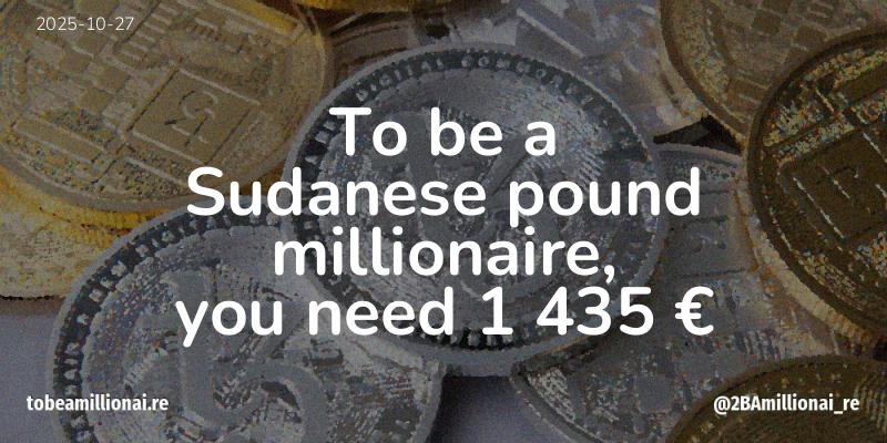 To be a millionaire