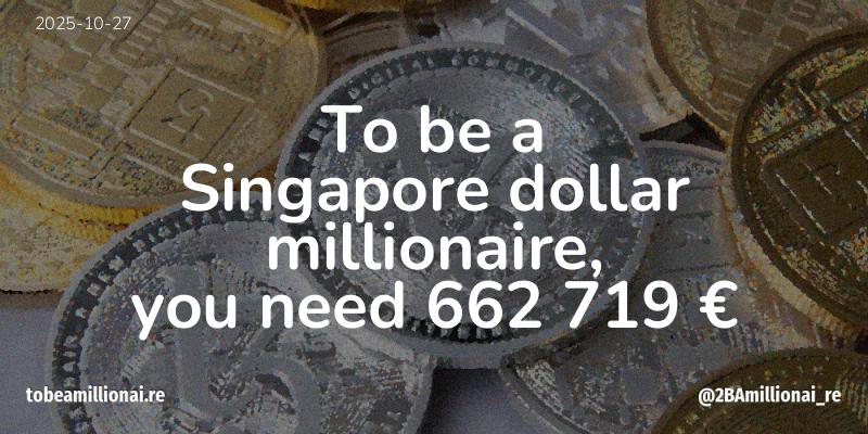To be a millionaire