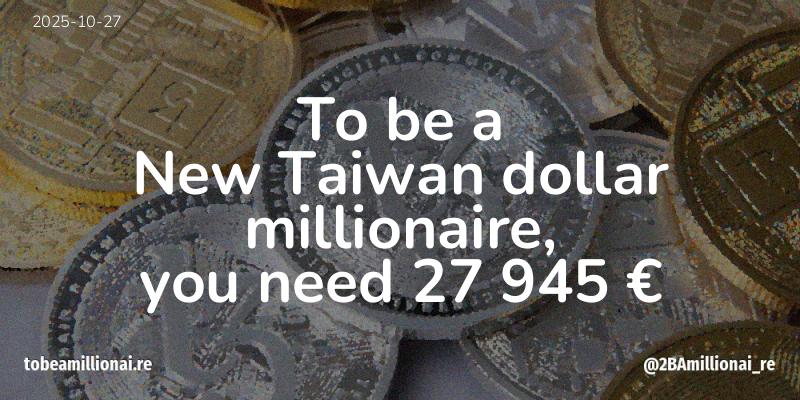 To be a millionaire